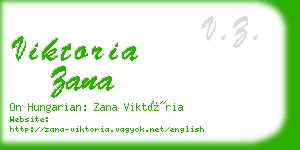 viktoria zana business card